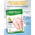 thumbnail image 4 of Hombres Mujeres Exfoliante Peel Removedor de mascaril Seco Duro Piel muerta de los pies - Aguacate Sunnimix Calcetines para pelar los pies, 4 of 8