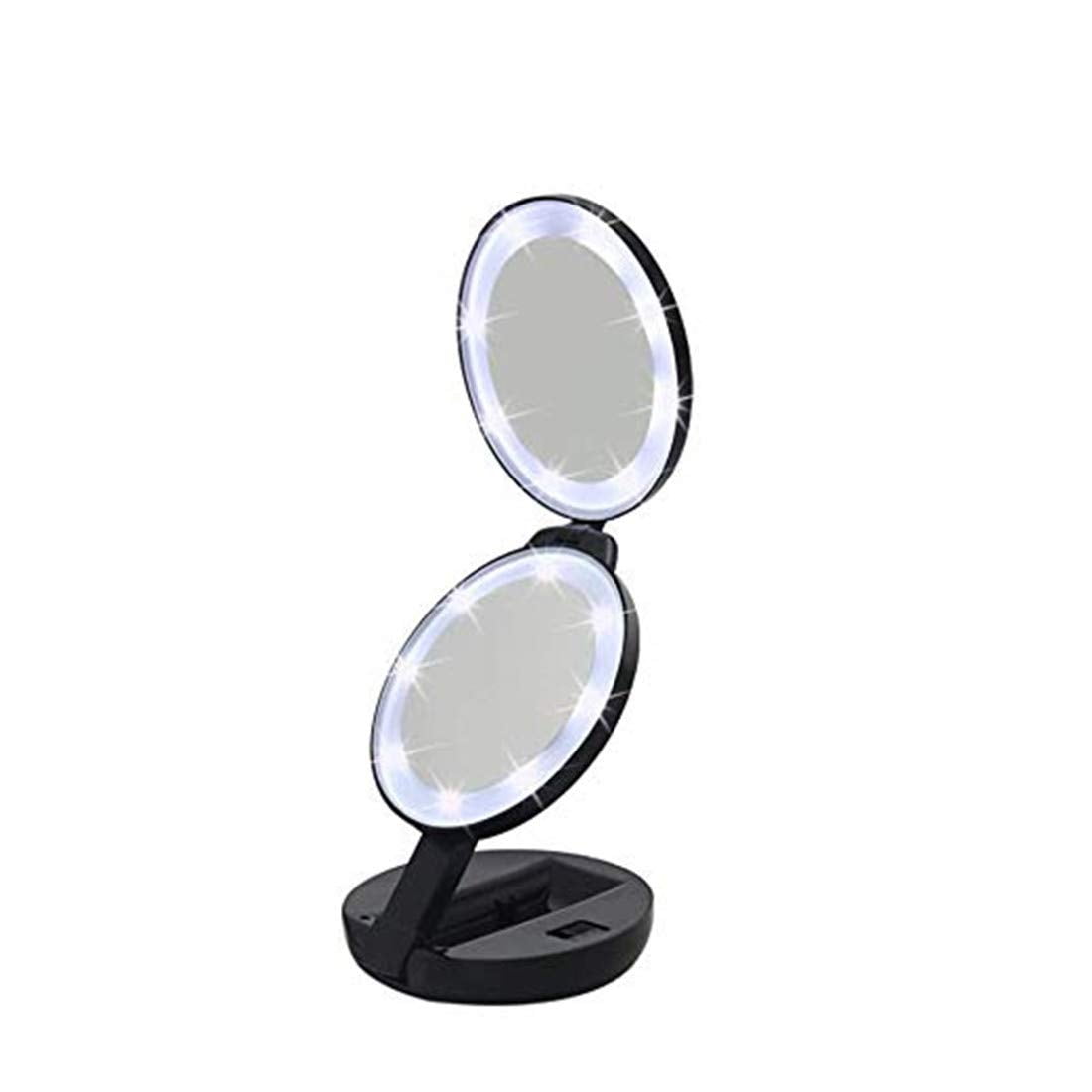 1X/5X Magnifying Double Sided LED Lighted Makeup Mirror