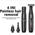 thumbnail image 7 of 3-In-1 Men's Grooming Kit with Usb Charging, Lcd Display and Full-Body Washable Design for Shaving, Trimming and Eyebrow Grooming, 7 of 7