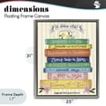 thumbnail image 4 of Stupell Industries Coastal Italian Kitchen Cook Books Gray Floating Frame Canvas Art, 25 x 31, by Giao Williams, 4 of 8