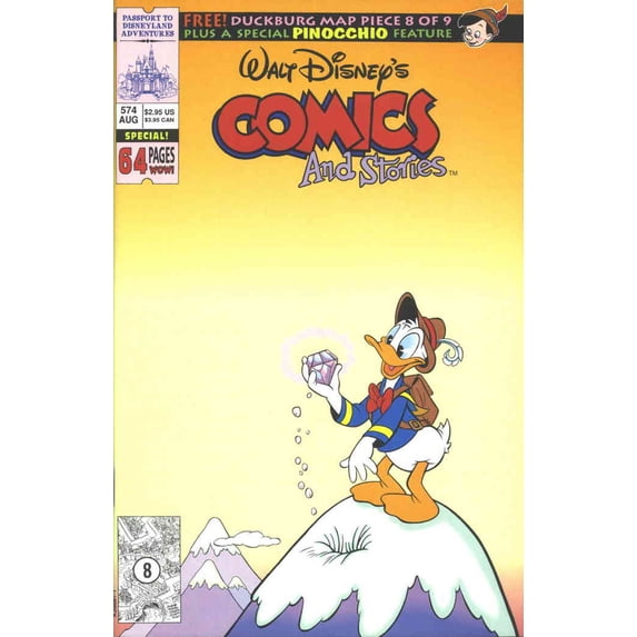 Walt Disney's Comics and Stories #574 VF ; Disney Comic Book