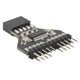 thumbnail image 3 of Adaptador convertidor, adaptador convertidor USB 2.0 de 9 pines para puerto estadounidense, adaptador de placa base con gran capacidad de respuesta, 3 of 9