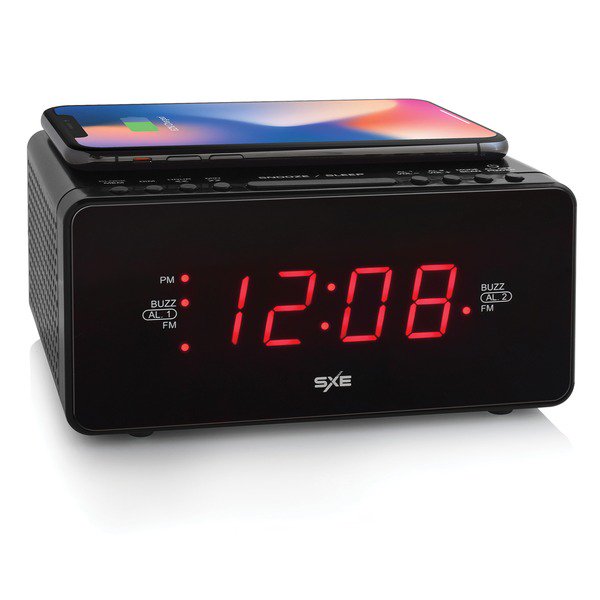 Sxe Digital Clock Radio With USB Charging Port
