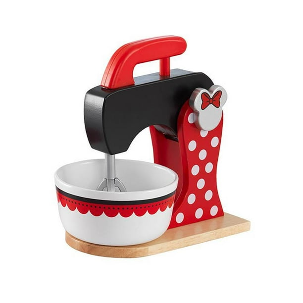 KidKraft Disney Jr. Minnie Mouse Pretend Wooden Baking and Treats Set, 63500