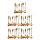 thumbnail image 3 of Kearding De vajilla Retro, tenedor, cuchara de aleación, cuchara de cocina, cucharón de cocina, cucharilla de doméstico, cubiertos Type2 NO2, 3 of 6