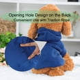 thumbnail image 7 of Unique Bargains Soft Pet Clothes Sweatshirt with Hat, Dog Pullover Hoodies Outfits Blue M, 7 of 7