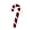 A1#White, variant on 6 Pcs Christmas Candy Cane Ornaments, 2.63X11.8" Striped Hanging Cane Pendants, Xmas Tree Decorations, Shiny Twisted Cane Decor, Festive Holiday Hanging Ornaments for Indoor Party Display