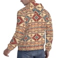 thumbnail image 6 of Haiem Traditional Tribal Aztec Patterned Men's Hoodie with Kangaroo Pocket - Ideal Pullover Sweatshirt for Daily Wear, Travel, and Home-4X-Large, 6 of 7