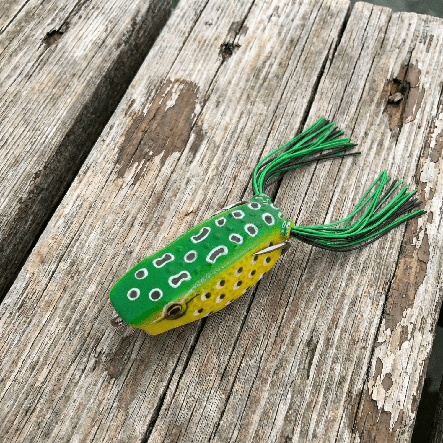 Ozark Trail Frog Popper Fishing Lure for Bass Fishing, Frog