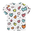 thumbnail image 6 of Spazoro Toddler Girls T-shirts, Casual Summer Printed Crewneck Short Sleeve Tops Tee Multicolor Size 5 T, 6 of 7