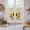 Beige, variant on Sunflower Tier Curtains 24 Inch Length, Yellow Flowers Summer Botanical Pastoral Rustic Cafe Short Curtains for Bathroom Over Sink, Small Kitchen Curtain Light Filtering Drapes 2 Panels 27.5"Wx24"L