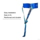 thumbnail image 2 of Cylinder Mounted Bracket Gas Cylinder Bracket Durable Abs Gas Cylinder Holder For Motorhome Rv ,blu, 2 of 4