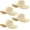 Beige, variant on 4 count Straw Sun Hats for Women Wide Brim  Floppy Beach Hats Bulk Foldable Roll up Cap UPF 50+ for Summer