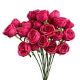 thumbnail image 2 of 3 Head Artificial Roses, 26 Inch Long Stem Silk Realistic Fake Roses Bulk, Decorative Artificial Rose Flowers for Flower Arrangement, for Wedding Centerpieces DIY Bouquets Home Party Decor, 2 of 8