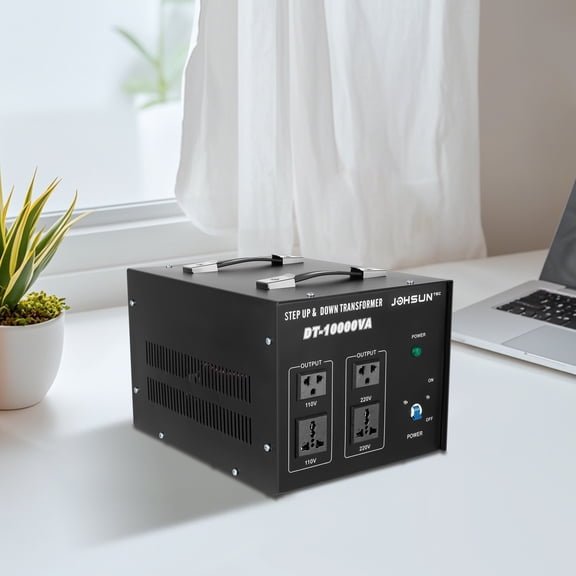 8kw 10KVA 34.5*24.3*21.6cm Voltage Converter Transformer Step Up Down 110V to 220V,220V to110V Power