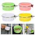 thumbnail image 2 of Bowl Clamps Holders Coops Cup,Bird Cage Water Bowl for Parakeet African Greys Conure Bird Feeding Dish Cups, 2 of 8