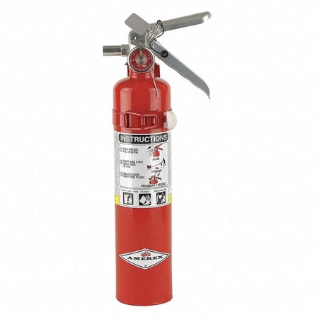 Amerex B417T 2.5lb ABC Dry Chemical Extinguisher with 810 Heavy Duty Wall Bracket