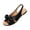Black, variant on HTHLVMD Going Out Shoes, Wide Width Shoes for Women, Summer Shoes, Cute Sandals for Women, Women's Bow Slingback Sandals, Open Toe Flat Casual Shoes, Sweet Style Comfort Summer Footwear, Black 6