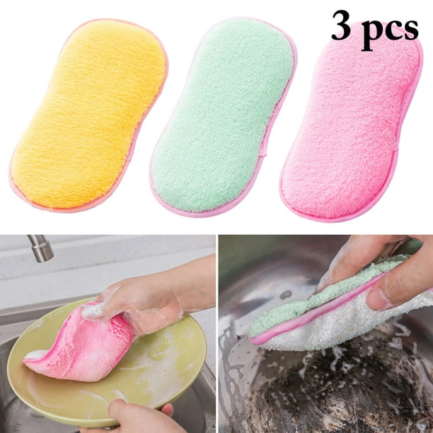 Dish Cloth Absorbent Mini Size Multipurpose Kitchen Dishcloth Cleaning Cloth  