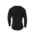 thumbnail image 5 of VJATTWR Long Sleeve Mens Shirts Casual Pullover Shirts for Men Lightweight Stripes Men Tshirts Xxl, 5 of 8