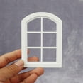 thumbnail image 4 of Arch Dollhouse Windows 6 Pane Craft Acessories Decoración de Habitación de Bricolaje Salvador ventana de la casa de muñecas, 4 of 8