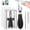 Black, variant on Eagle Beak Nail Clippers, 3 Piece Toenail Clipper Set, Angled Thick Nail Trimmer Kit, Ingrown Nail Care, Senior Grooming Tools
