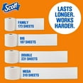 thumbnail image 5 of Scott ComfortPlus Toilet Paper, 12 Double Rolls, 231 Sheets per Roll, Septic-Safe, 1-Ply Toilet Tissue, 5 of 9