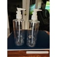 thumbnail image 2 of 5-Pc Clear Plastic Bottle Dispenser Liquid Pump Container-Soap-Lotion-Etc. 14Oz., 2 of 2
