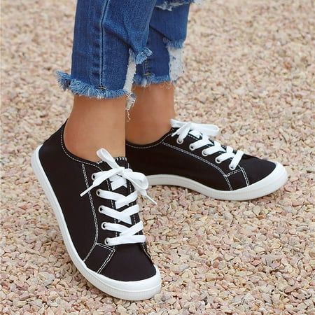 

Inkach Low-Cut Canvas Shoes One-Foot Lazy Korean Version Student Casual Flat Shoes