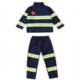 thumbnail image 4 of Children's Firefighter Costume Sets, Firefighter Role-Play Outfits for Boys and Girls, Halloween Party Costumes, 4 of 9