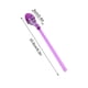 thumbnail image 3 of Juego de 5 cucharas de plástico para mezclar y pajitas | Cucharas reutilizables para té de hojas | Cucharas mezcladoras multifunción para jugos, tés, bodas, celebraciones y uso en la cocina, 3 of 5