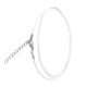 thumbnail image 1 of Guardurnaity Collar Gargantilla Cuerda de poliéster Cuerda de abalorios DIY Colgante Extensor Cadena Cadena Accesorios de joyería Ropa, zapatos y accesorios Miscelánea Blanco, 1 of 6