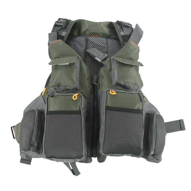 Fishing Vest, Light Weight High-quality Nylon Material Convenient To Use Floating Life Jacket For Family For Fishing For Boating