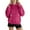 01-Hot Pink, variant on Women's Hoodies, Woman Sweatshirts Cute Hooded Sweatshirt Solid Color Fleece Hoodie with Pockets Comfortable Pullover Tops Loose Fit Sweaters Drawstring Hoody Winter Clothes 01-Hot Pink XXL