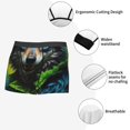 thumbnail image 3 of Honeii Realistic Style Wolf Warrior Men's Underwear Boxer Briefs Pack, ComfortSoft Boxer Brief for Men, Moisture-Wicking Breathable-Medium, 3 of 5