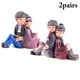 thumbnail image 1 of 2 pares miniatura estatua decorativa pareja jardín paisaje ornamento LYD Artesanías y adornos, 1 of 6