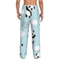 thumbnail image 3 of Daiia Cute Panda Bear Men's Sleep Pant with Pockets and Drawstring,Pajama Pants-Large, 3 of 9