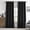 Black, variant on 100% Blackout Linen Curtains 120 Inches Long 10 FT for Extra Tall Windows, Light Blocking Energy Saving Lightweight Neutral Ceiling to Floor Drapes with Grommets Top(Black,2 Panels,52Wx120L)