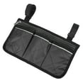 thumbnail image 1 of Bolsa lateral para scooter, silla de ruedas multifuncional, reposabrazos para silla de ruedas, bolsa colgante para andador, bolsa de almacenamiento, rendimiento confiable, 1 of 8