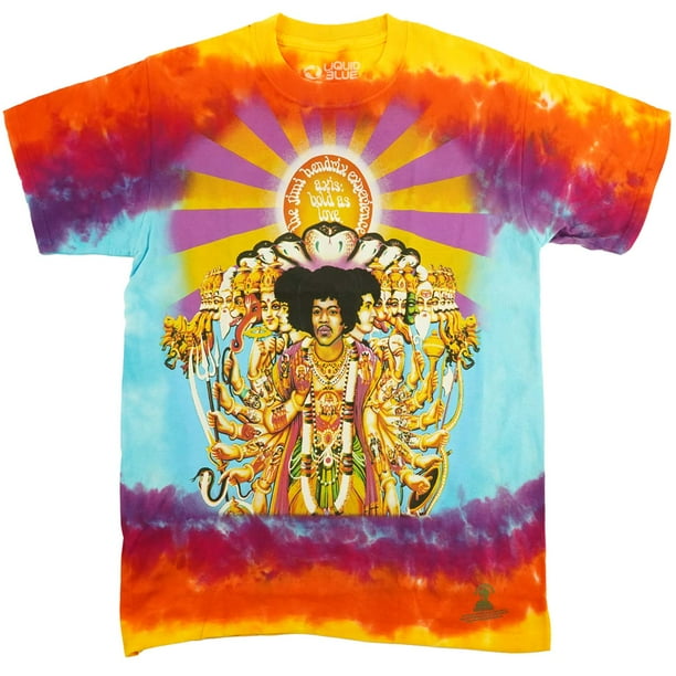 Jimi Hendrix Jimi Hendrix Men's Axis Bold As Love Tie Dye Tshirt