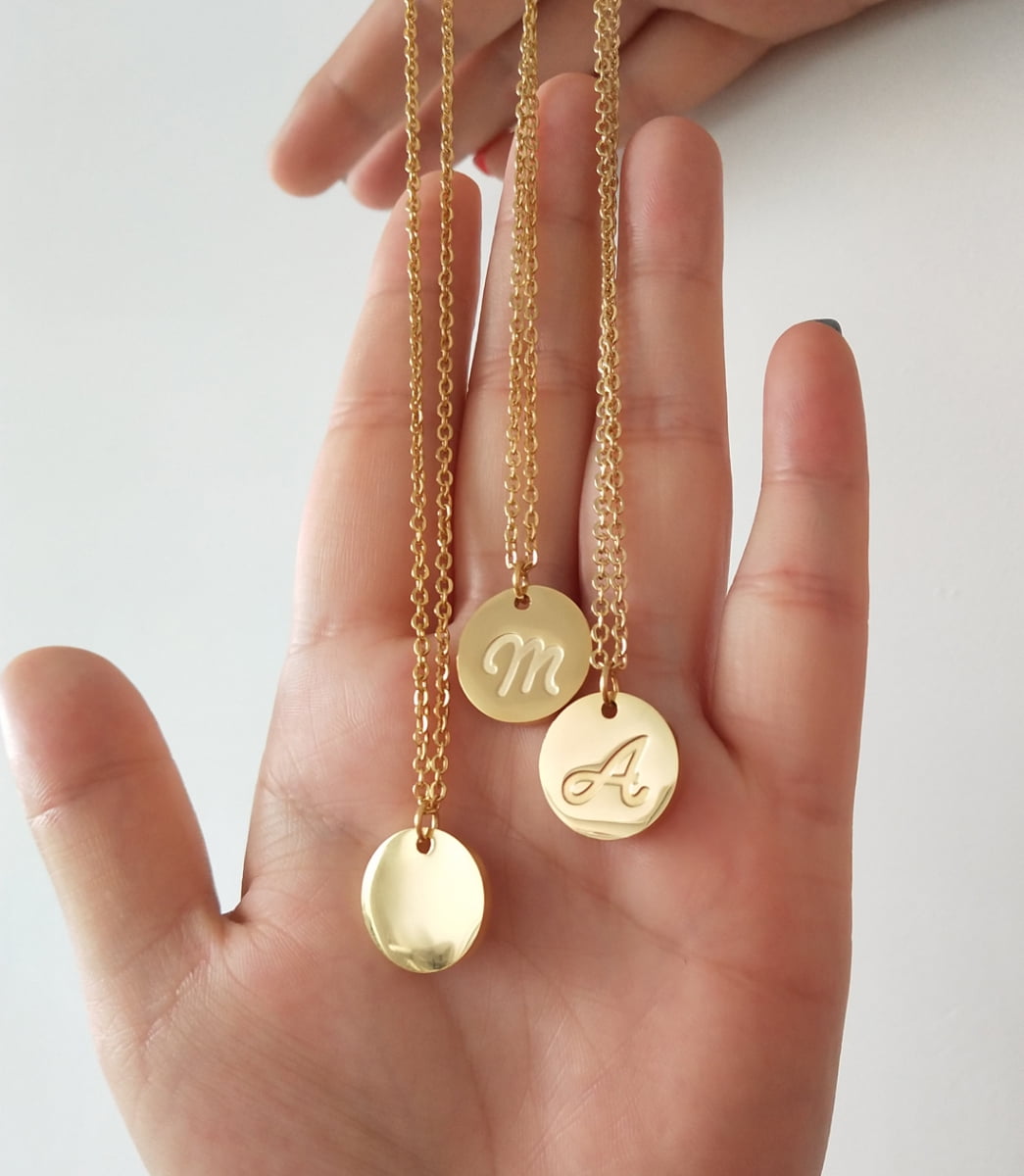 The Known Necklace personalized disc necklace – Sela Designs