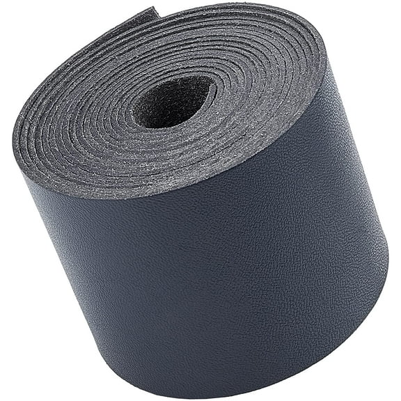 Leather Straps Strips 2 inch Wide Flat Cord DIY Leather Strap 78 inches Long for Making Bag Strap Leather Belt Furniture Handles Black