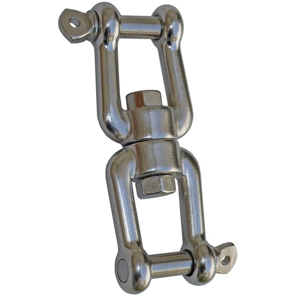 JY-MARINE Connecteur de Chaîne Pivotante en Acier Inoxydable 316 pour Bateau (5/16 Pouces)