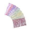 thumbnail image 4 of Miangastore 10Pcs Colorful Letter Stickers Alphabet Stickers DIY Stock Stickers (Random color), 4 of 8