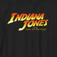 thumbnail image 2 of Boy's Indiana Jones and the Dial of Destiny Official Movie Logo  Graphic Tee Black X Large, 2 of 5