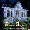 thumbnail image 4 of Luces navideñas Ollny, 393 pies, 1200 LED, IP67, impermeables, 4 of 8