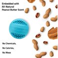 thumbnail image 4 of Playology Dog Toys | Dental Chew Ball For Senior Dogs, Peanut Butter Scented Toy - Medium, 4 of 6