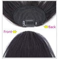 thumbnail image 5 of SUCS High temperature wire Extension Natural Black Wig Female Air Bangs Hair Piece, 5 of 5