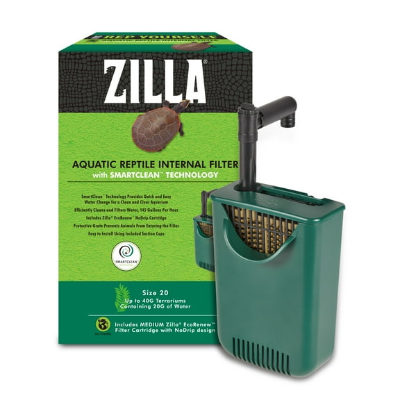 Zilla Aquatic Reptile Internal Filter with SmartClean™ Technology Medium