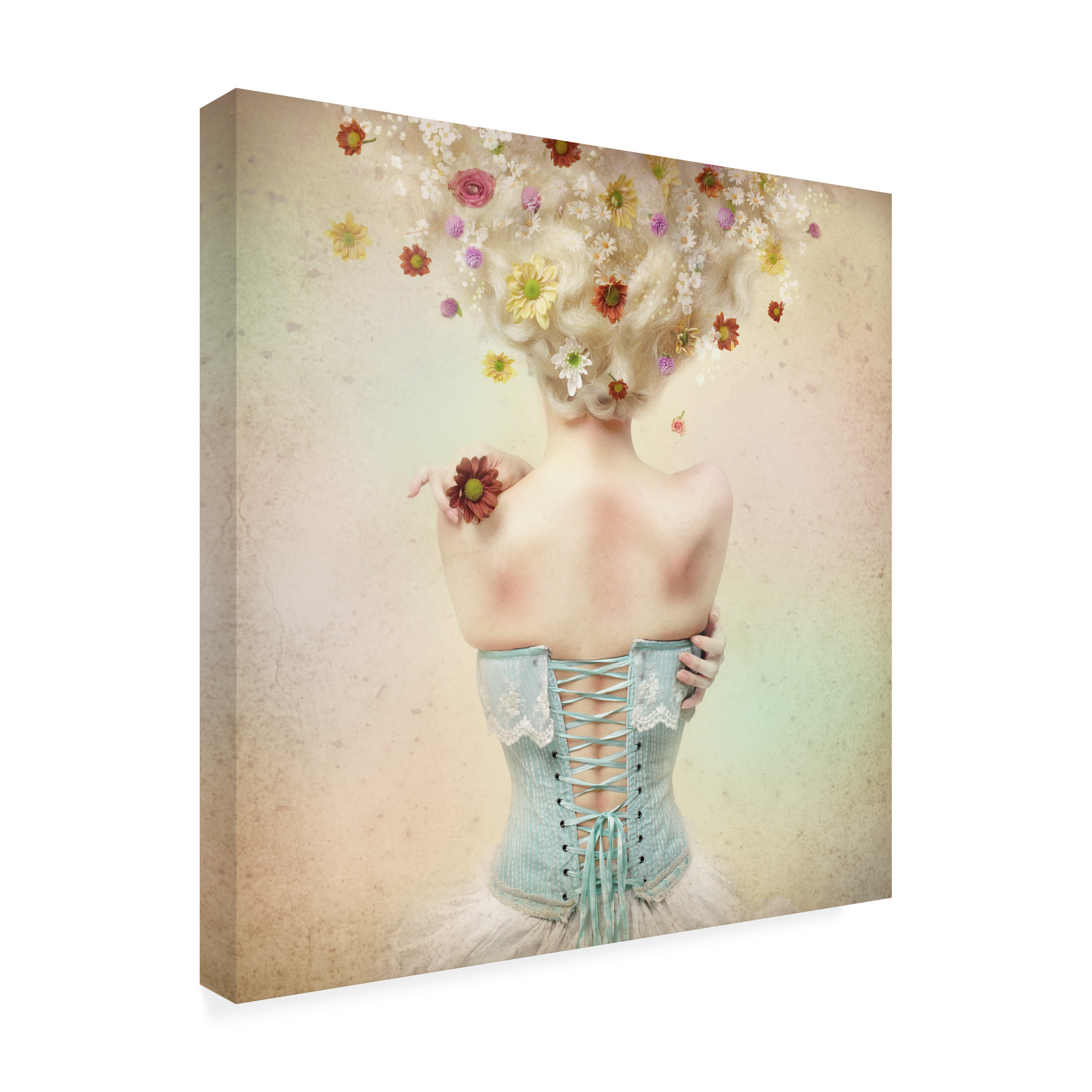 Kiyo Murakami 'Girl Of The Flower Garden' Canvas Art